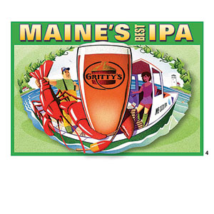 Maine's Best IPA Six Pack Design