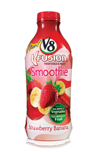 V8 Strawberry Banana smoothie