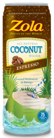 Zola Coconut Water with Espresso