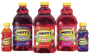 Mott's juice drinks