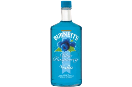 BurnettÃ¢â¬â¢s Blue Raspberry flavored vodka