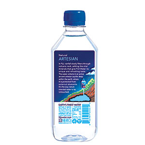fiji water new label