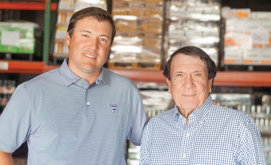 JR Hand, president and chief executive officer of Hand Family Companies, and Charles W. Hand, chairman of the Board of Directors, have built a profitable wholesaler network. - Beverage Industry