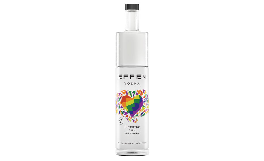 Effen Vodka's Pride bottle - Beverage Industry