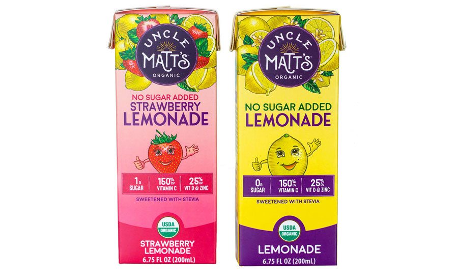Uncle Matt’s Organic No Sugar Added Juice Boxes