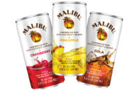 Malibu pre-mixed drinks