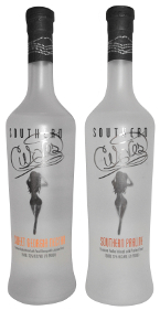Southern Curves flavored vodkas