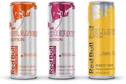 Red Bull Yellow, Orange and Cherry Editions | 2014-10-29 Beverage Industry