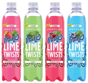 Sparkling Fruit2O Lime Twists