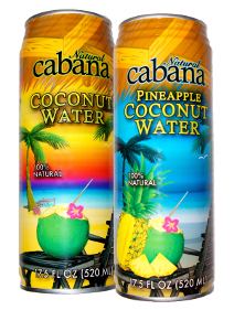 Natural Cabana Coconut Water and Pineapple Coconut Water
