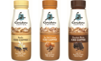Caribou iced coffees