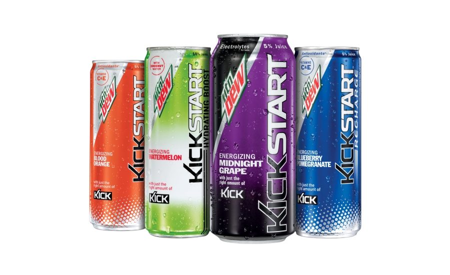 Mtn Dew Kickstart lineup expansion 20160203 Beverage Industry