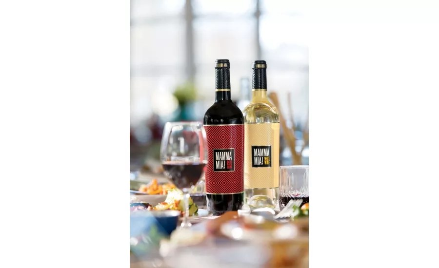 Mamma Mia red and white