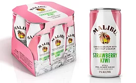 Malibu Strawberry Kiwi Cans