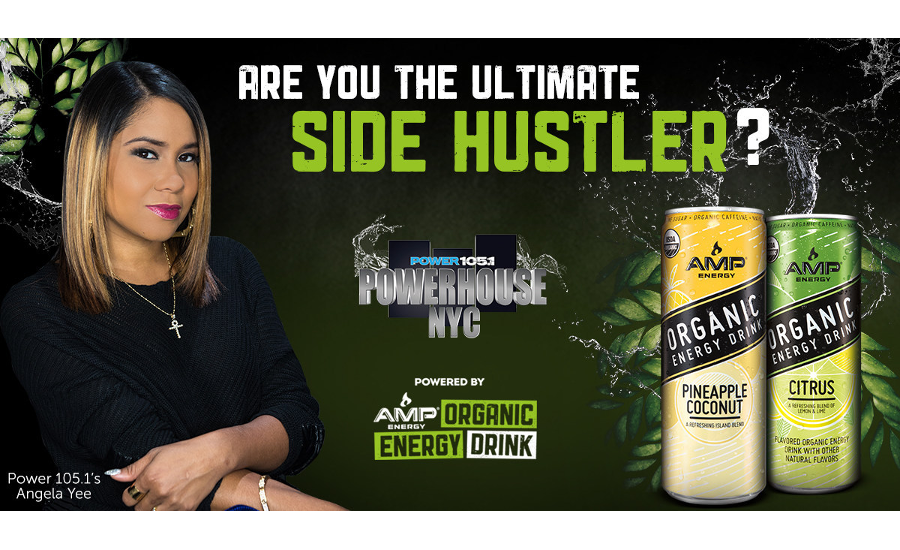 Amp Energy Organic encourages the side hustle 20180827 Beverage