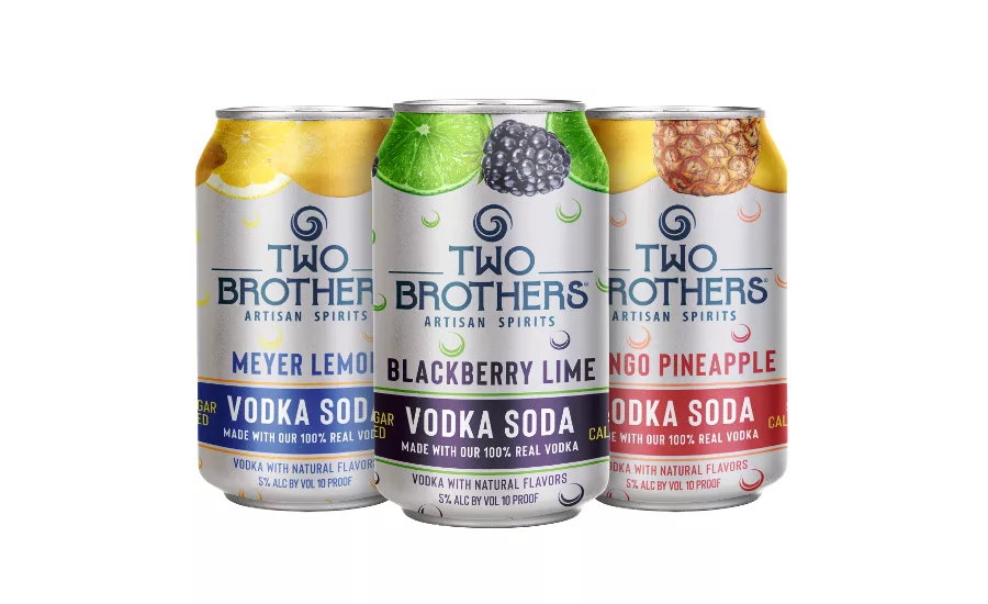 Two Brothers Vodka Soda