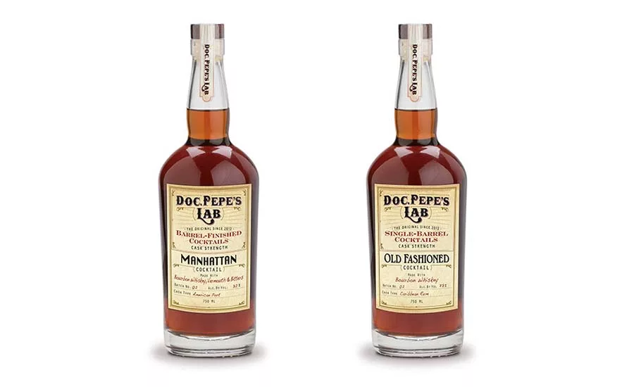 Doc Pepe's Lab Barrel-Finished Manhattan and Old Fashioned