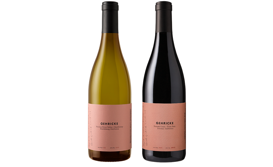 Gehricke Wines 2017 Sonoma Coast Pinot Noir, 2018 Russian River Valley Chardonnay