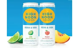 High Noon Lime and Peach