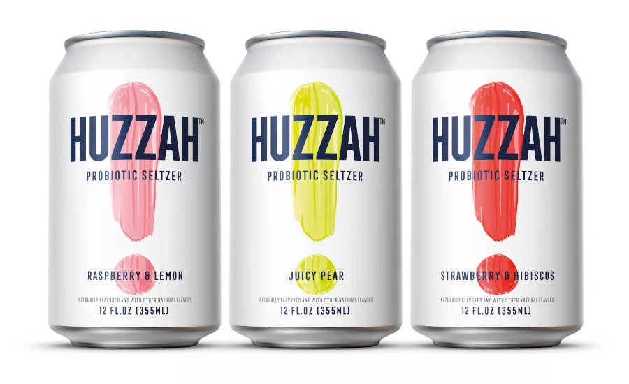 Huzzah Probiotic Seltzers