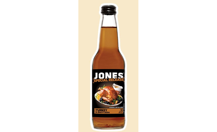 Jones Soda Special Release Turkey & Gravy Beverage Industry