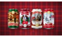 Budweiser limited-edition holiday cans