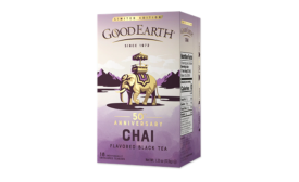 Good Earth Black Chai and Lemongrass teas
