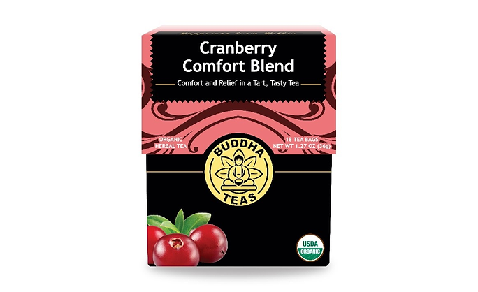 Buddha Teas Cranberry Comfort Blend and Echinacea Tea | Beverage