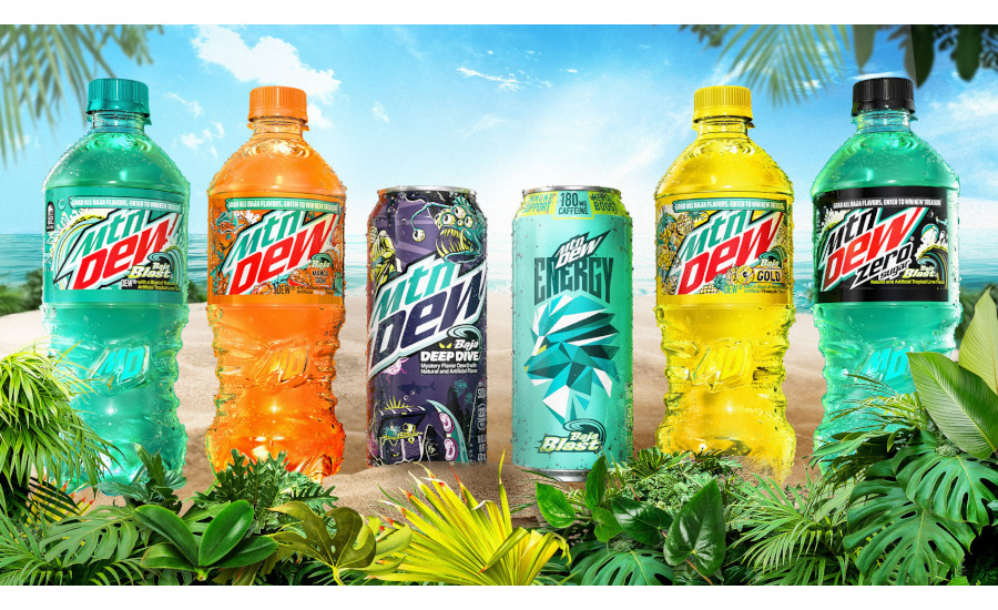 PepsiCo releases two new Mtn Dew Baja Blast flavors, 2021-06-09