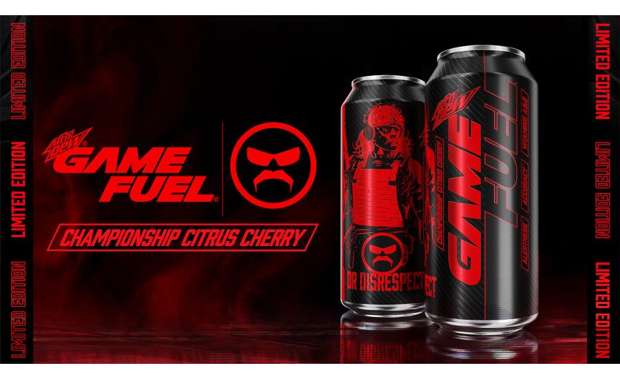 MTN DEW GAME FUEL, Dr Disrespect partner for limitededition beverage