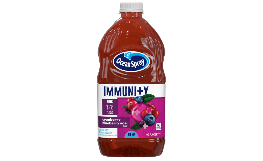 Ocean Spray, Immunity, Revitalize juices Beverage Industry