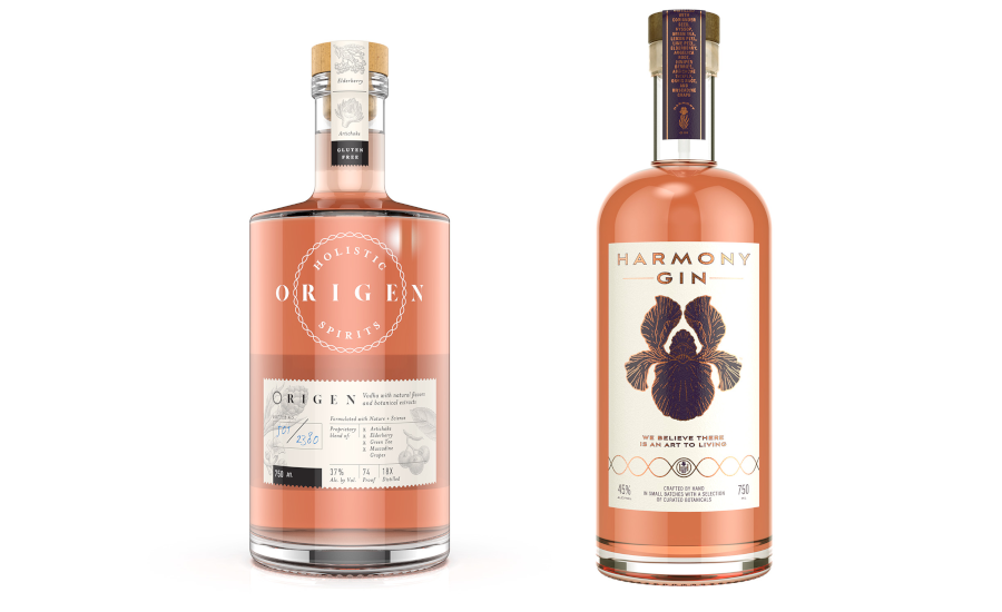 Holistic Spirits Co. Origen and Harmony Gin Beverage Industry