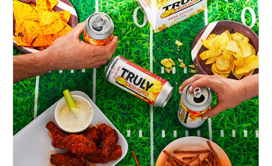 Truly hot wing-inspired seltzer