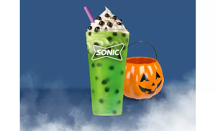 SONIC unveils Halloween treat with Witch's Brew Slush Float