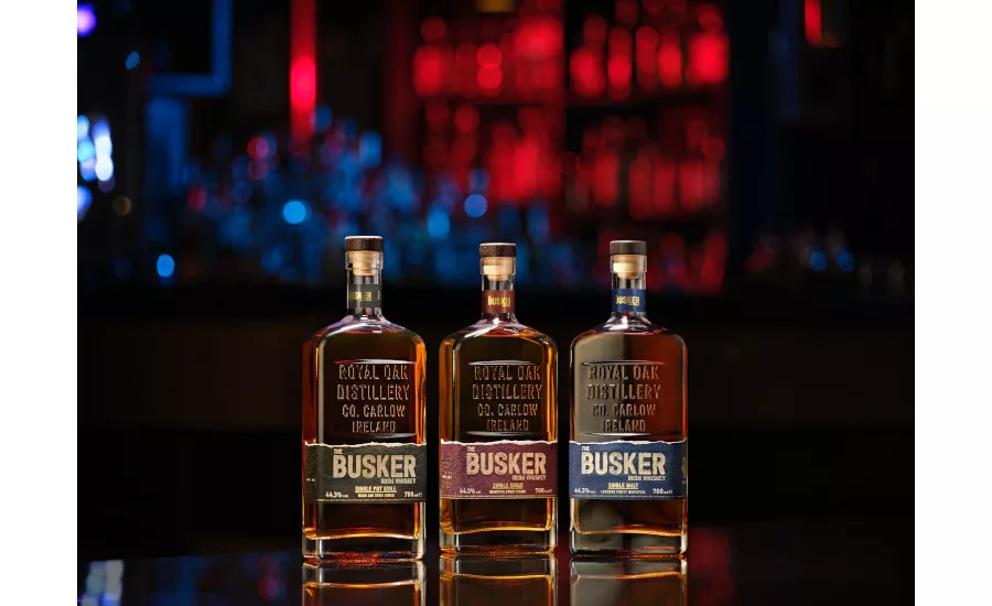 Busker Irish Whiskey Bottles