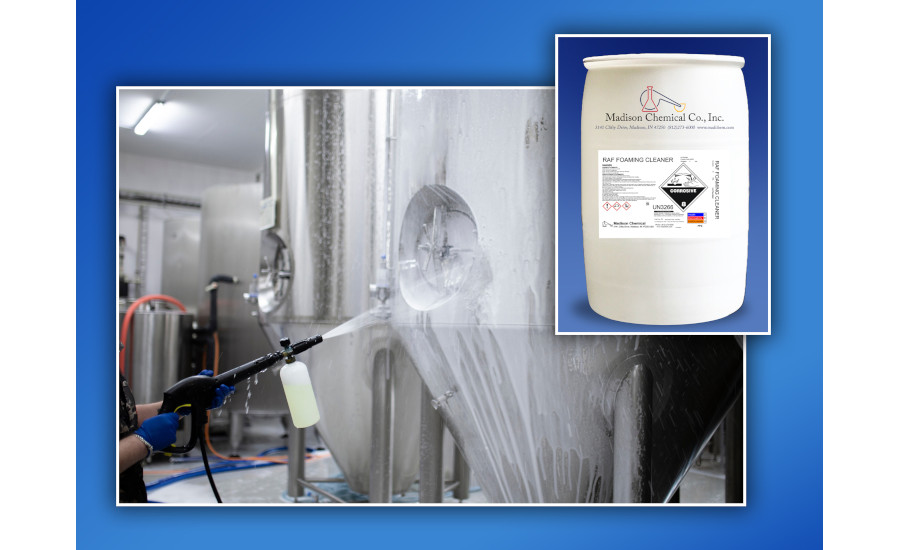 Foaming cleaner latest from Madison Chemical | Beverage Industry