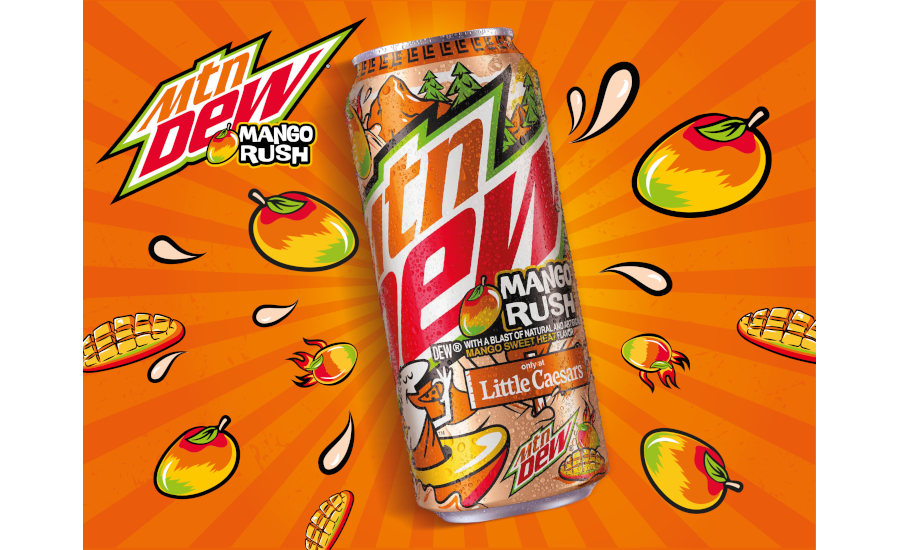 Mountain Dew, Little Caesars launch Mountain Dew Mango Rush