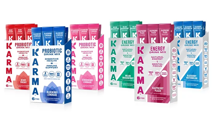 Karma Natural Energy Drink - 12 Pack, Blueberry Watermelon