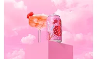 poppi Alix Earle Raspberry Rose can