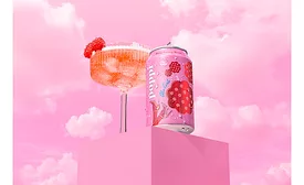 poppi Alix Earle Raspberry Rose can