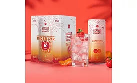 Strawberry Tangerine THC Seltzer