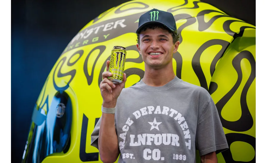 Monster Energy and Lando Norris