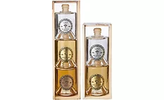 3 Tres Tequila Stackable Bottles