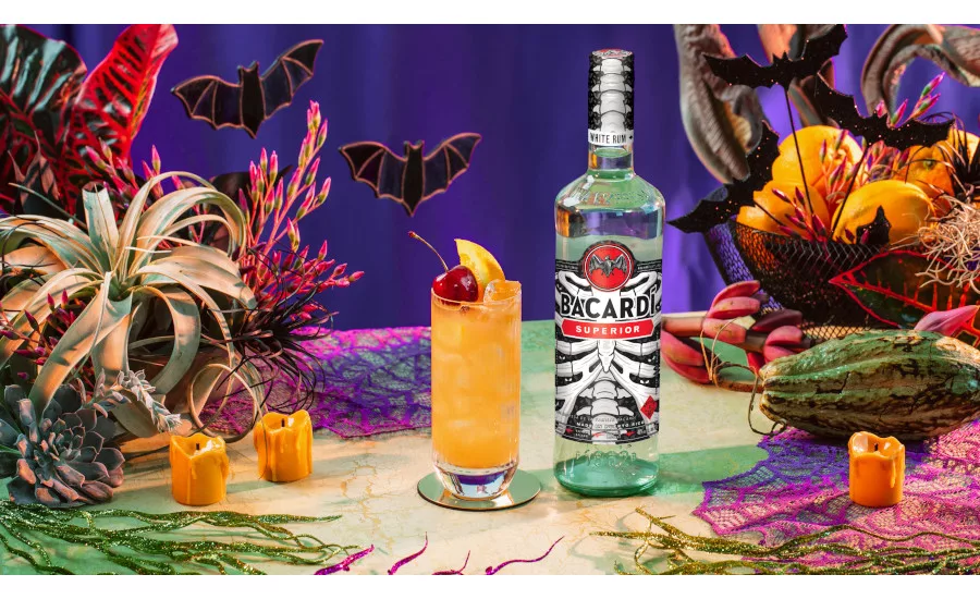Bacardi Skeleton Bottle