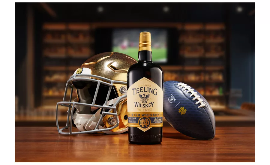 Teeling Whiskey Notre Dame Bottle