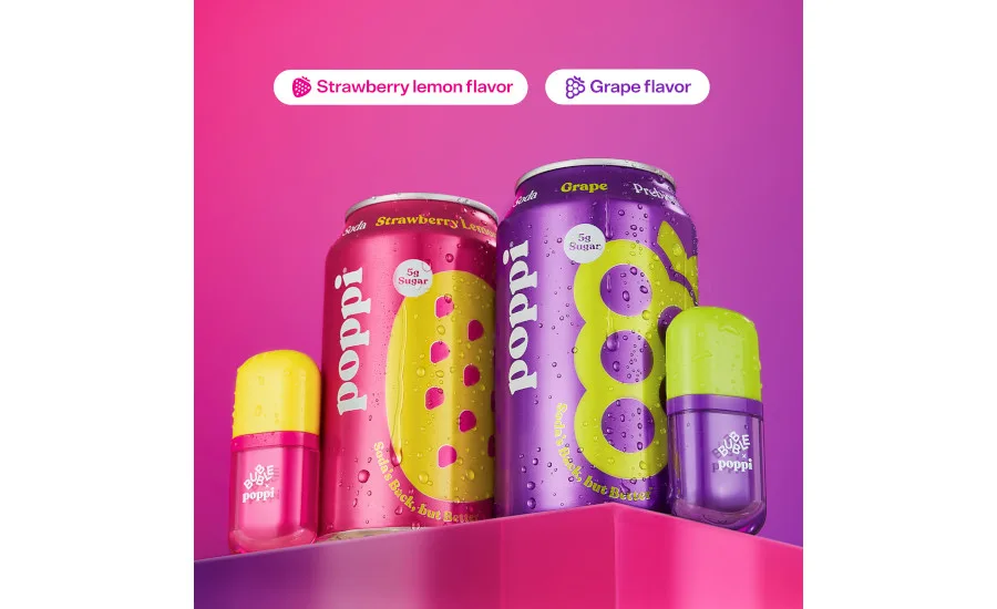 poppi and Bubble Skincare collaboration