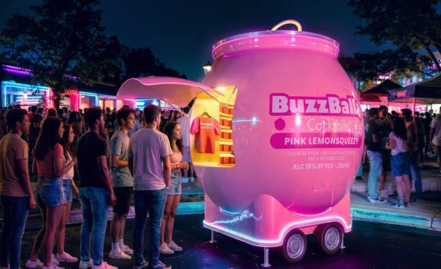 BuzzBallz Pink Lemonade Stand