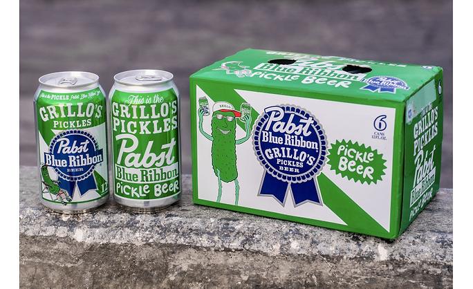 Pabst Blue Ribbon, Grillo's Pickles debut new Pickle Beer