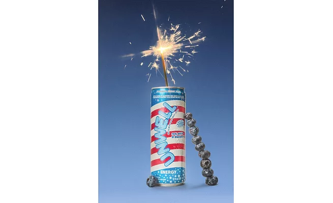 Unwell Energy Red, White and Blueberry