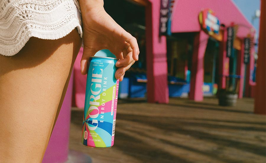 GORGIE cotton candy energy drink